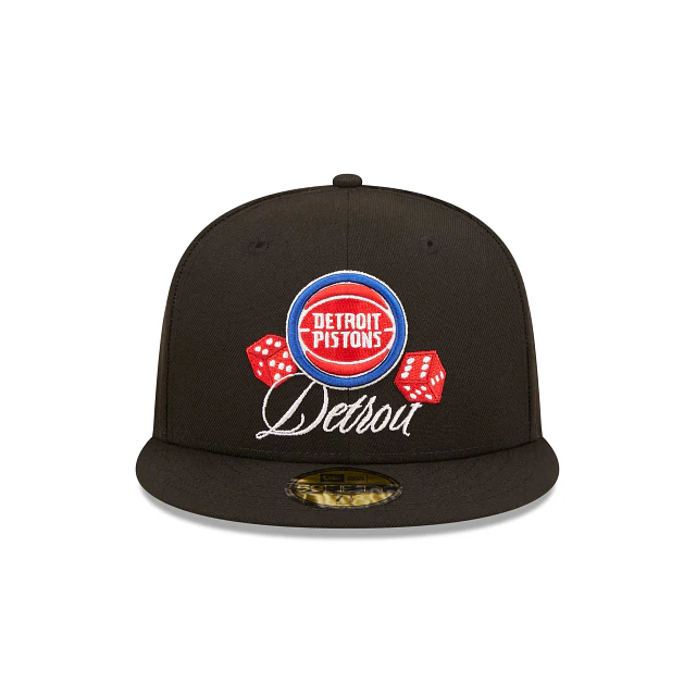 New Era Detroit Pistons Roller 2022 59FIFTY Fitted Hat - Image 2