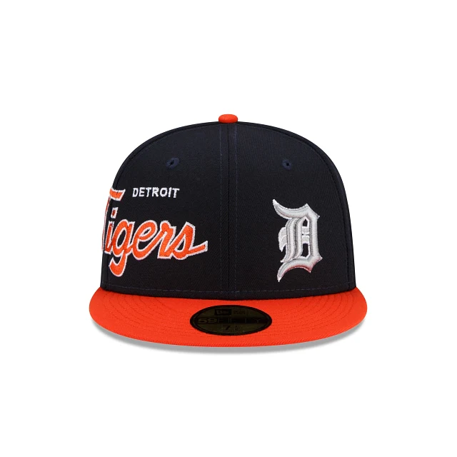 New Era Detroit Tigers Double Logo 2022 59FIFTY Fitted Hat - Image 3