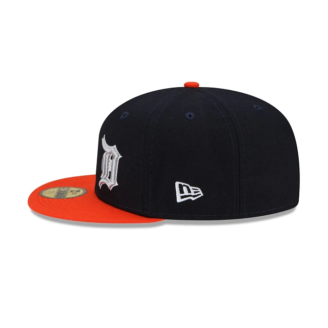 New Era Detroit Tigers Double Logo 2022 59FIFTY Fitted Hat - Image 5