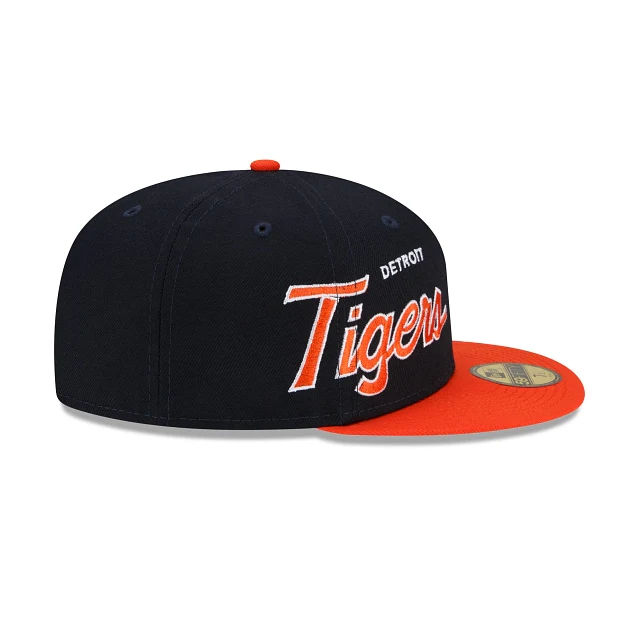 New Era Detroit Tigers Double Logo 2022 59FIFTY Fitted Hat - Image 6