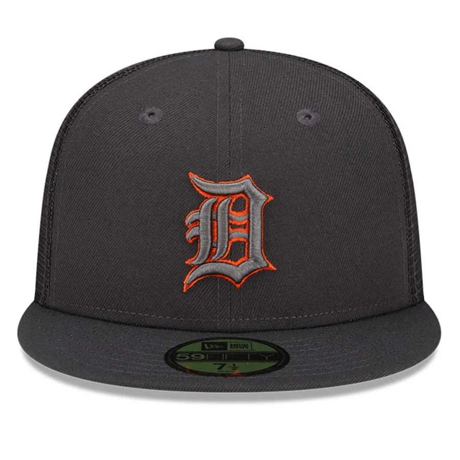 New Era Detroit Tigers Graphite 2022 Batting Practice 59FIFTY Fitted Hat - Image 5