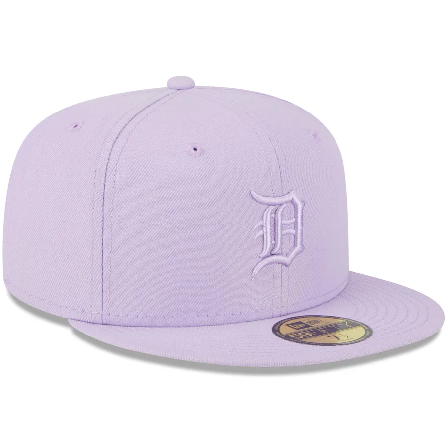 New Era Detroit Tigers Lavender 59FIFTY Fitted Hat - Image 4