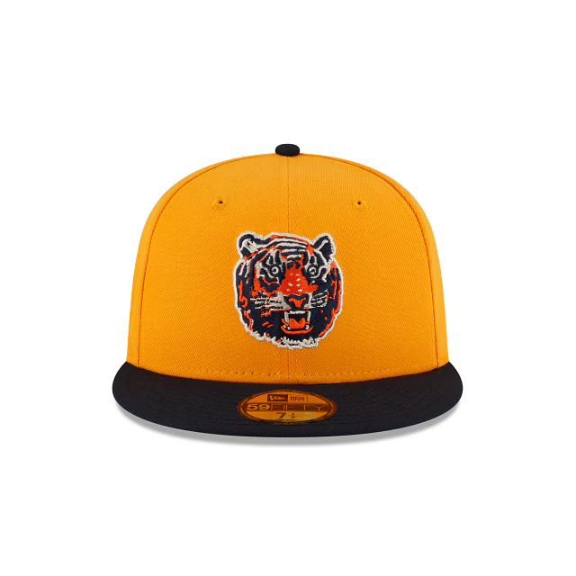 New Era Detroit Tigers Mustard 59FIFTY Fitted Hat - Image 2