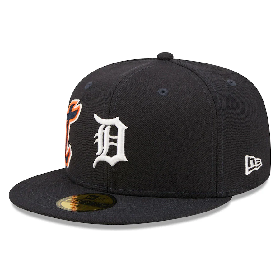 New Era Detroit Tigers Navy Sidesplit 59FIFTY Fitted Hat - Image 4