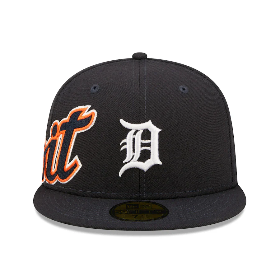 New Era Detroit Tigers Navy Sidesplit 59FIFTY Fitted Hat - Image 5