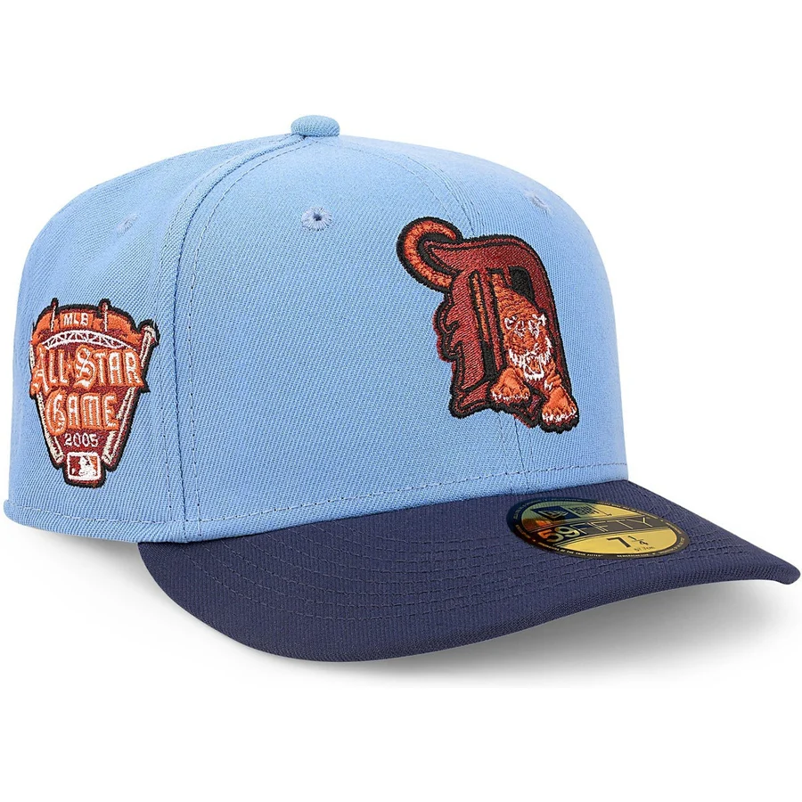 New Era Detroit Tigers Sky Blue/Navy/Orange 59FIFTY Fitted Hat