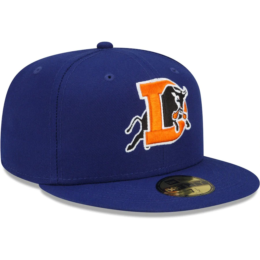 New Era Durham Bulls Royal Authentic Collection Team Home 59FIFTY Fitted Hat - Image 4