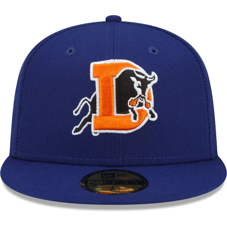 New Era Durham Bulls Royal Authentic Collection Team Home 59FIFTY Fitted Hat - Image 5