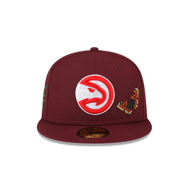 New Era FELT X Atlanta Hawks 2022 59FIFTY Fitted Hat - Image 2