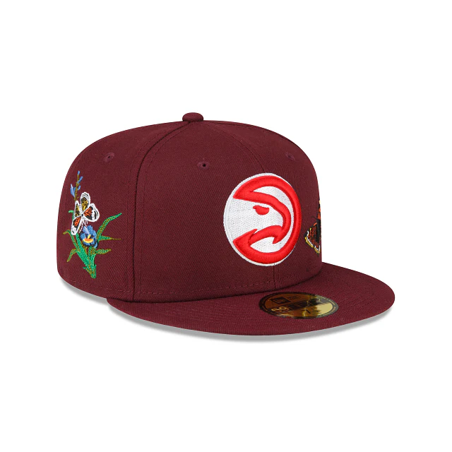 New Era FELT X Atlanta Hawks 2022 59FIFTY Fitted Hat - Image 3