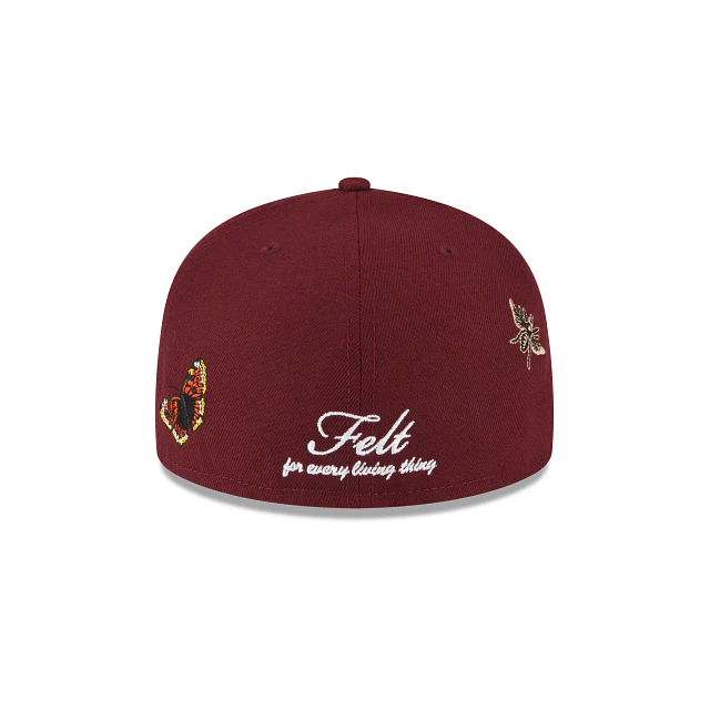 New Era FELT X Atlanta Hawks 2022 59FIFTY Fitted Hat - Image 6