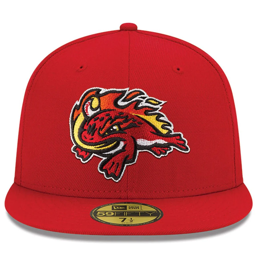 New Era Florida Fire Frogs Red Home Authentic Collection On-Field 59FIFTY Fitted Hat - Image 5