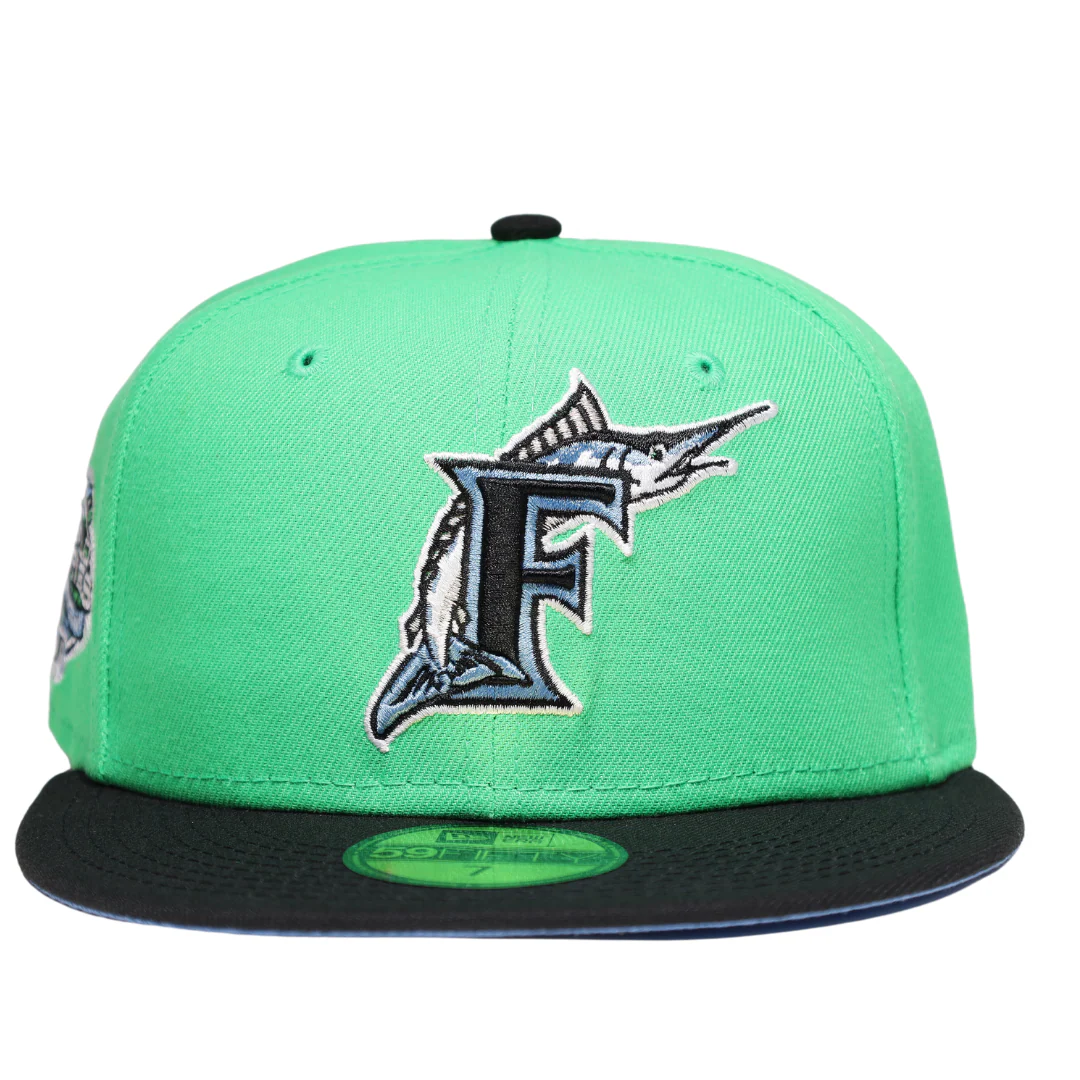 New Era Florida Marlins 2003 World Series 100Th Anniversary 59FIFTY Fitted Hat - Image 2