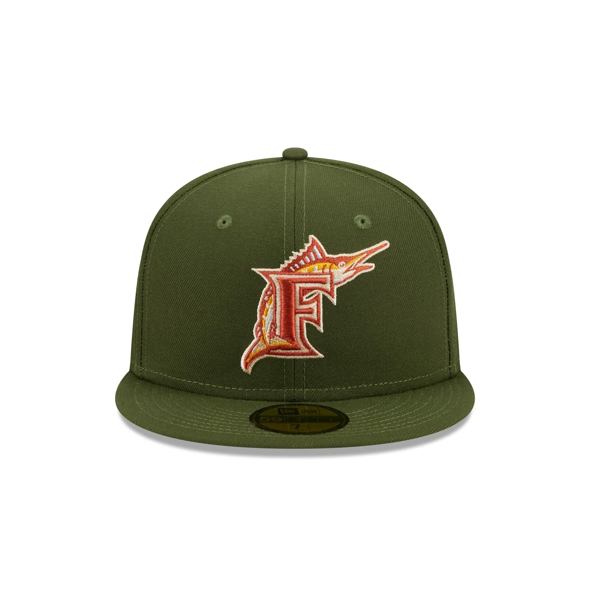 New Era Florida Marlins Autumn Flannel 2023 59FIFTY Fitted Hat - Image 2