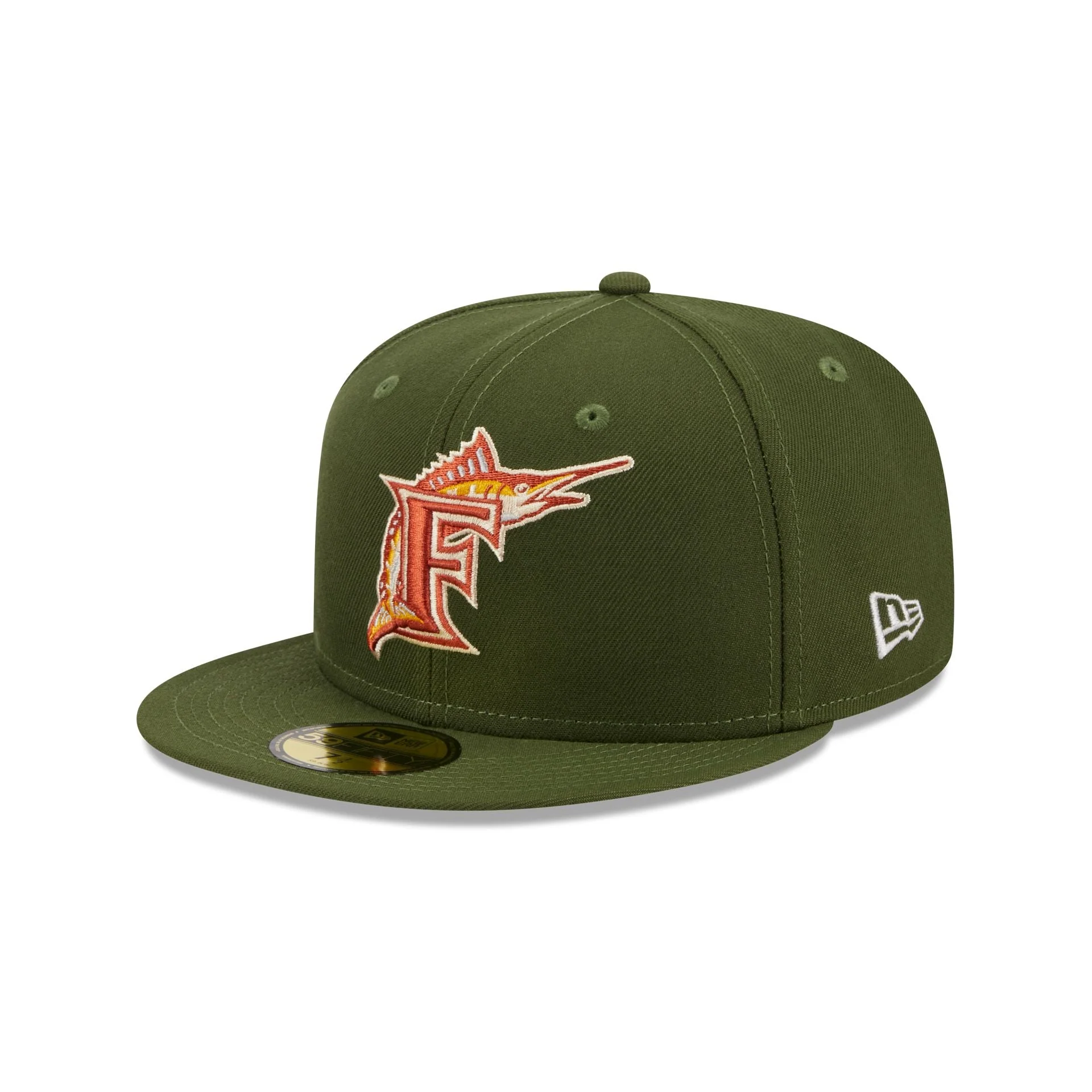 New Era Florida Marlins Autumn Flannel 2023 59FIFTY Fitted Hat - Image 3