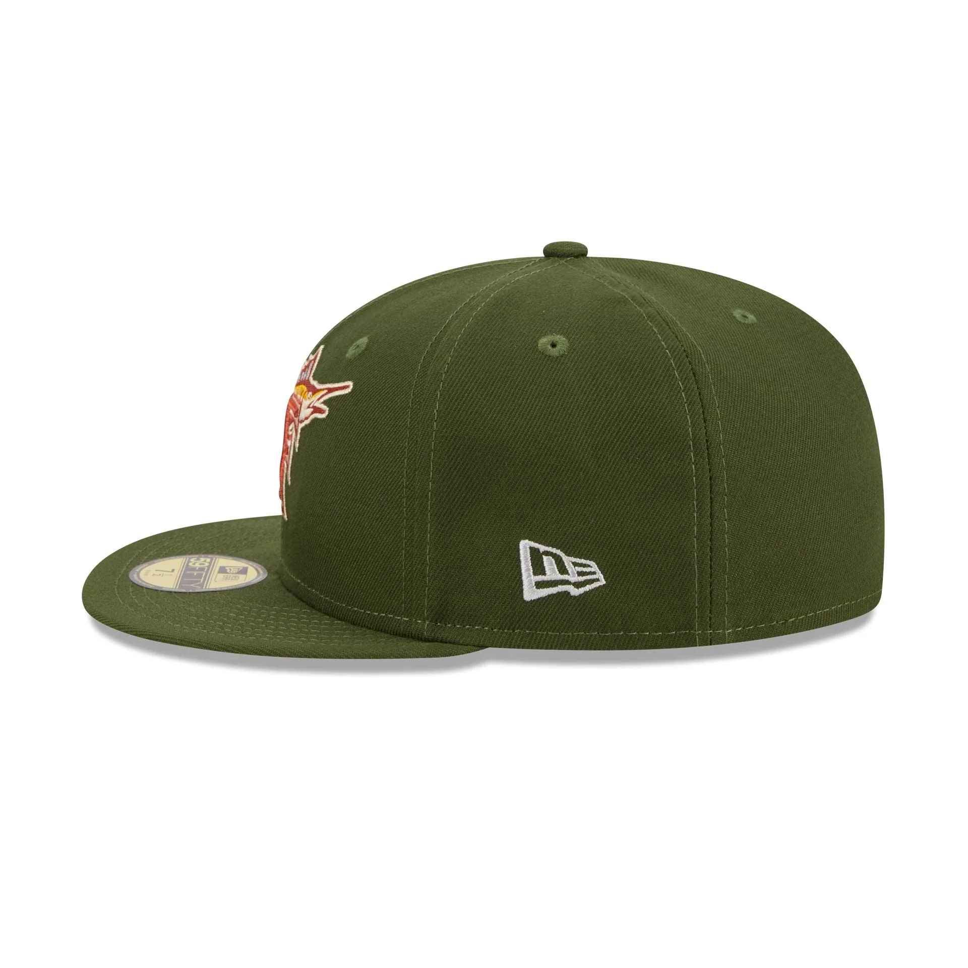New Era Florida Marlins Autumn Flannel 2023 59FIFTY Fitted Hat - Image 5