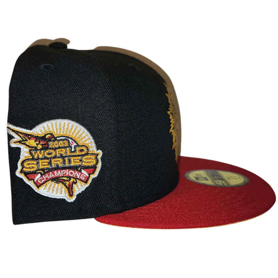 New Era Florida Marlins 'Citrus Jordan 7s' Inspired 59FIFTY Fitted Hat - Image 3