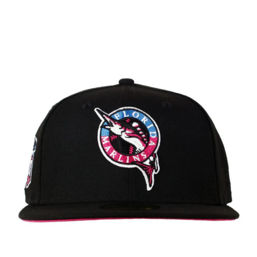 New Era Florida Marlins "Fuchsia" 25 Anniversary 59FIFTY Fitted Hat - Image 3