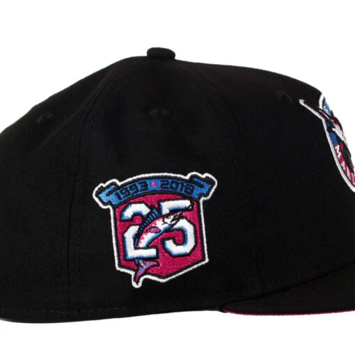 New Era Florida Marlins "Fuchsia" 25 Anniversary 59FIFTY Fitted Hat - Image 4