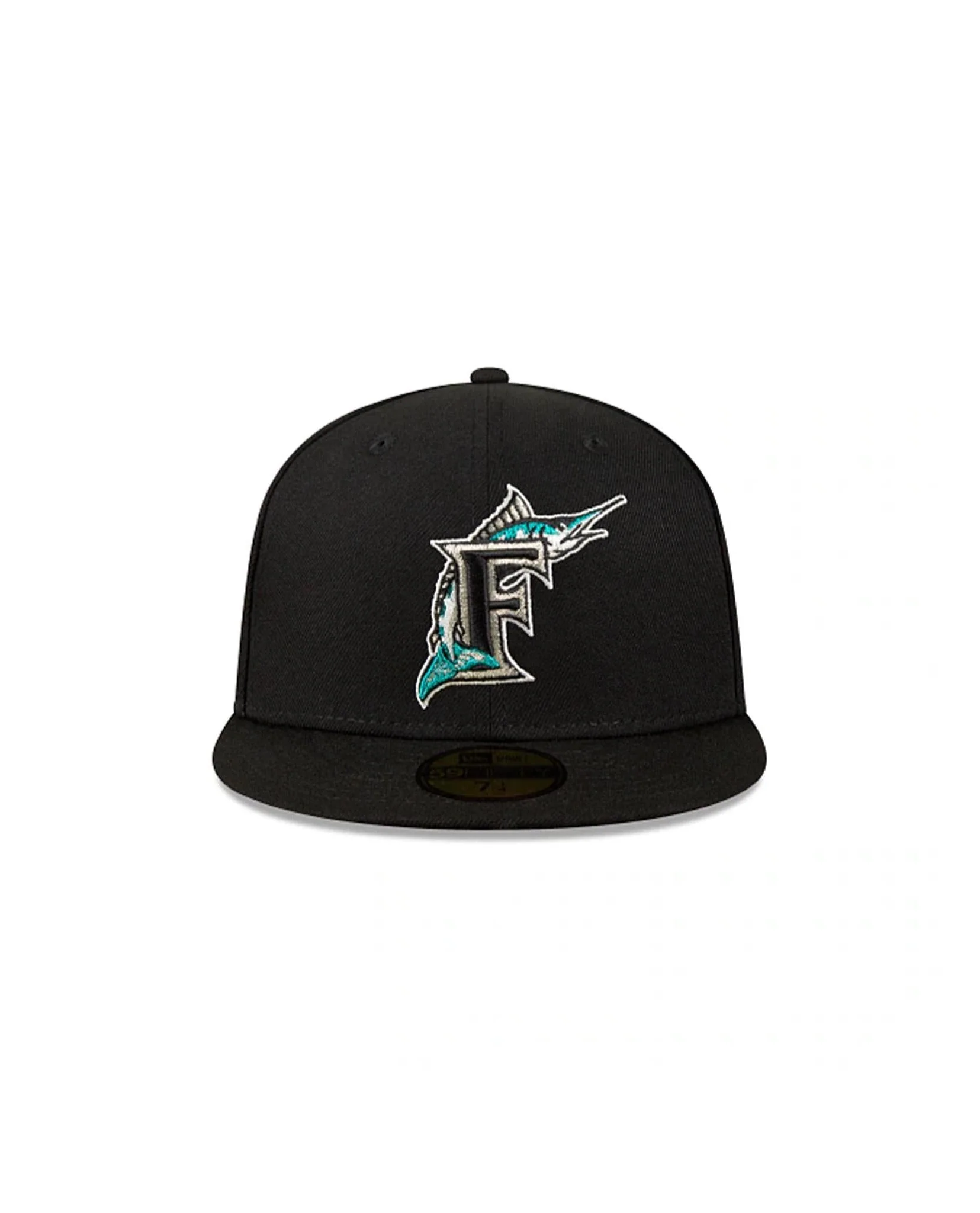 New Era Florida Marlins Metallic Logo 59FIFTY Fitted Hat - Image 2