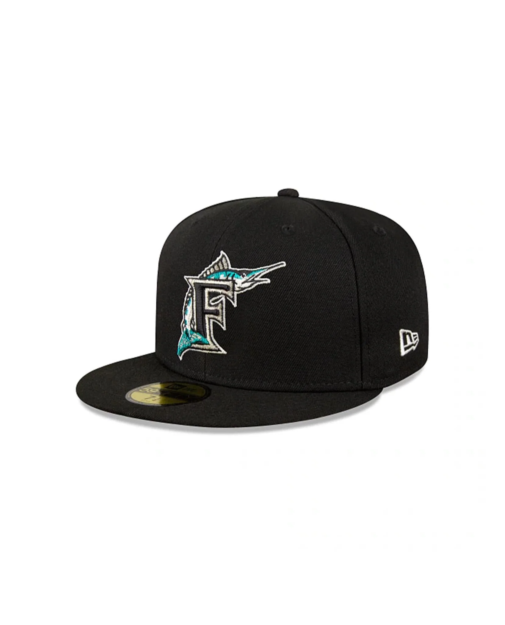 New Era Florida Marlins Metallic Logo 59FIFTY Fitted Hat - Image 3