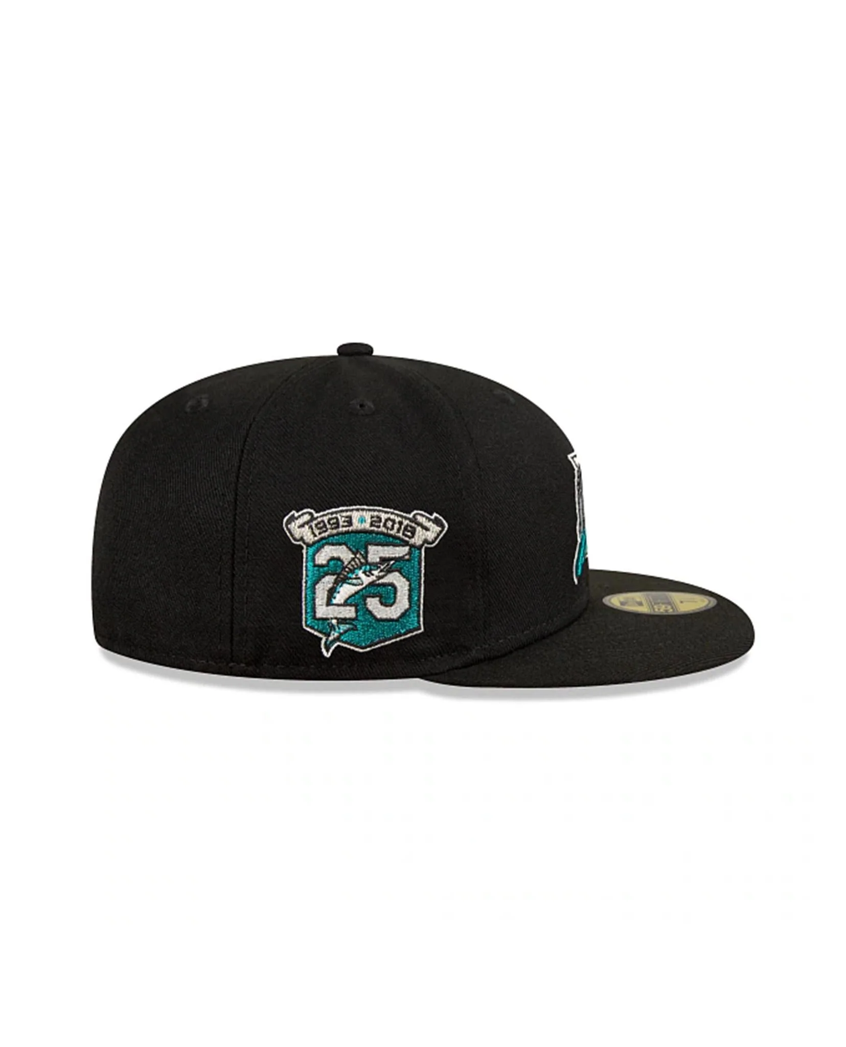 New Era Florida Marlins Metallic Logo 59FIFTY Fitted Hat - Image 4