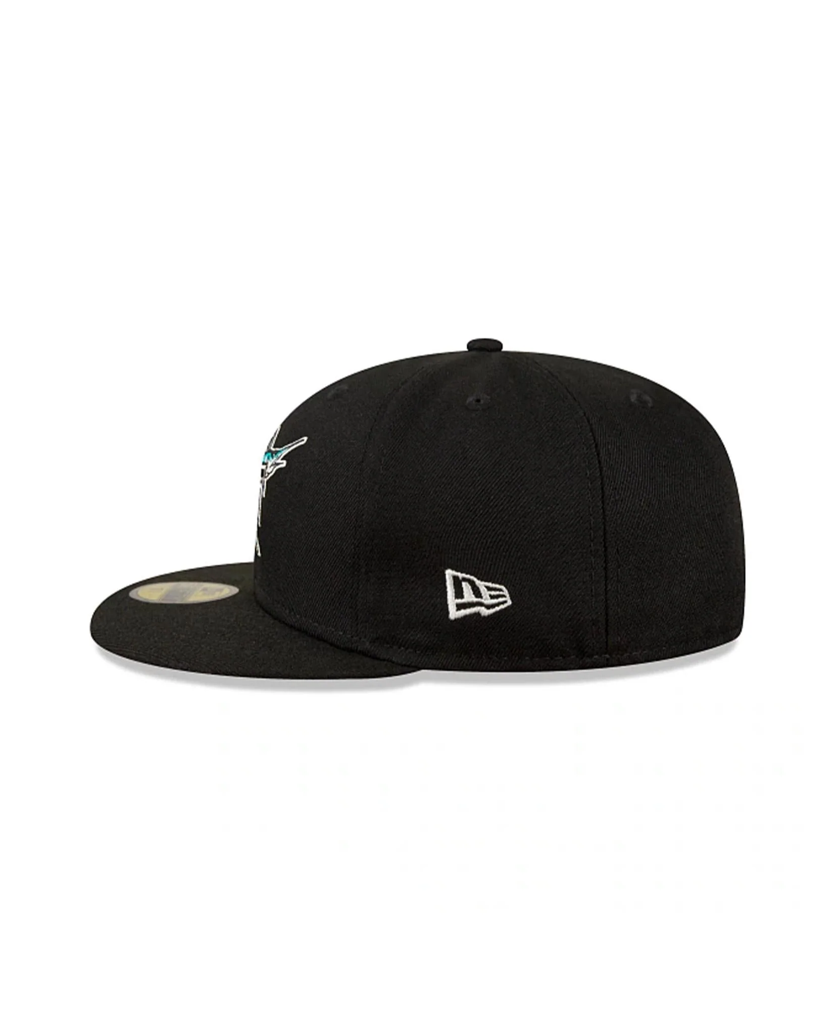 New Era Florida Marlins Metallic Logo 59FIFTY Fitted Hat - Image 5