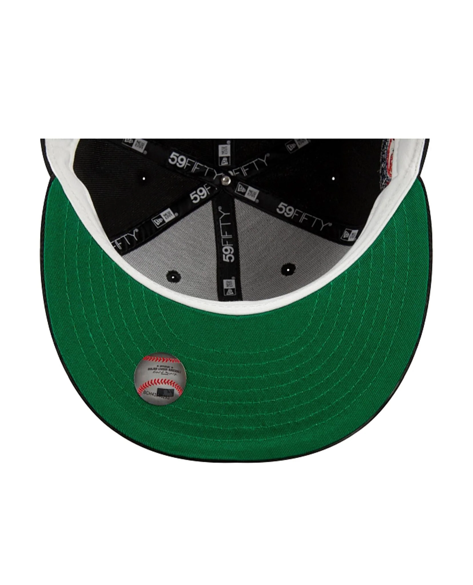 New Era Florida Marlins Metallic Logo 59FIFTY Fitted Hat - Image 7