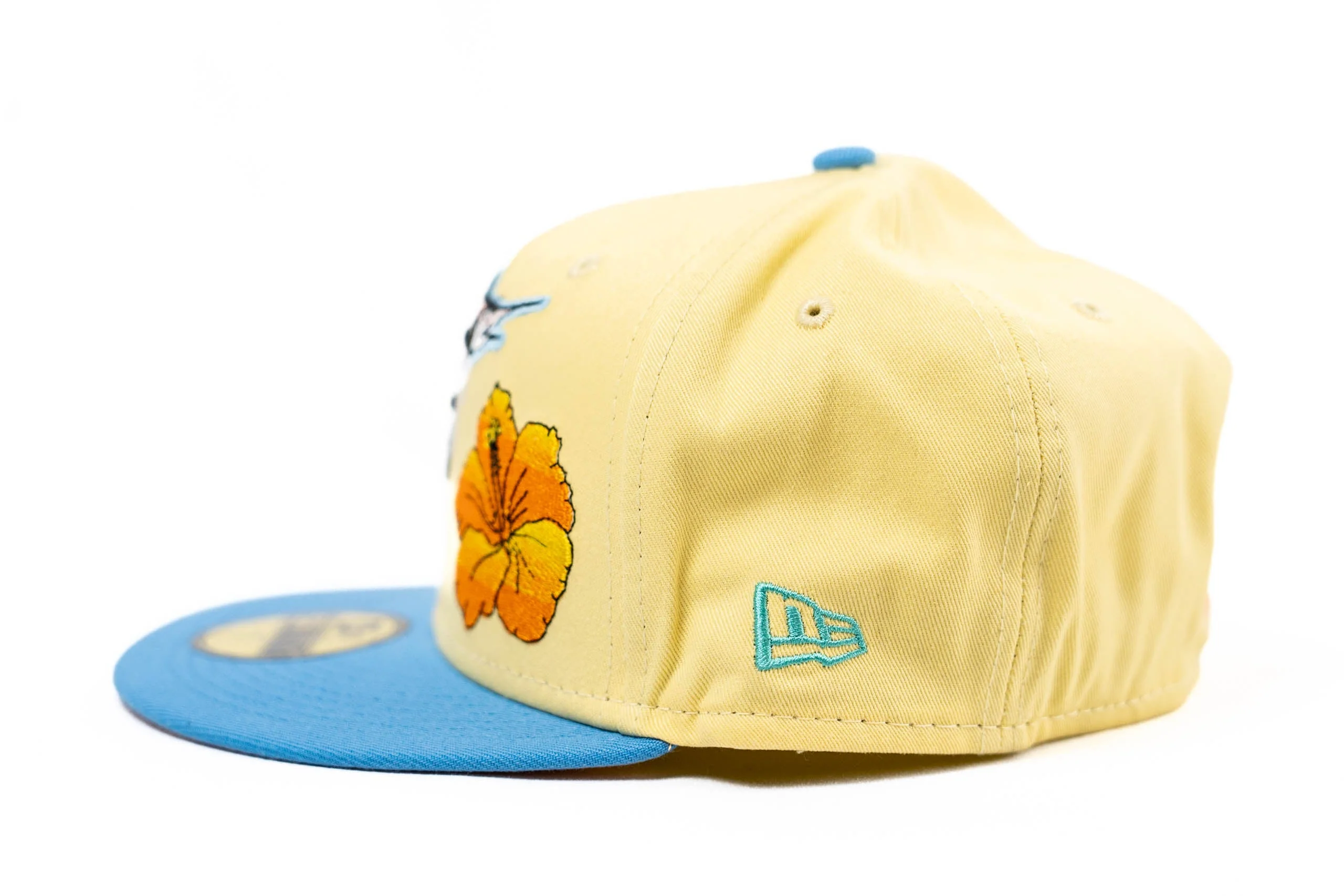 New Era Florida Marlins Soft yellow/Peach 19th Anniversary 59FIFTY Fitted Hat - Image 5