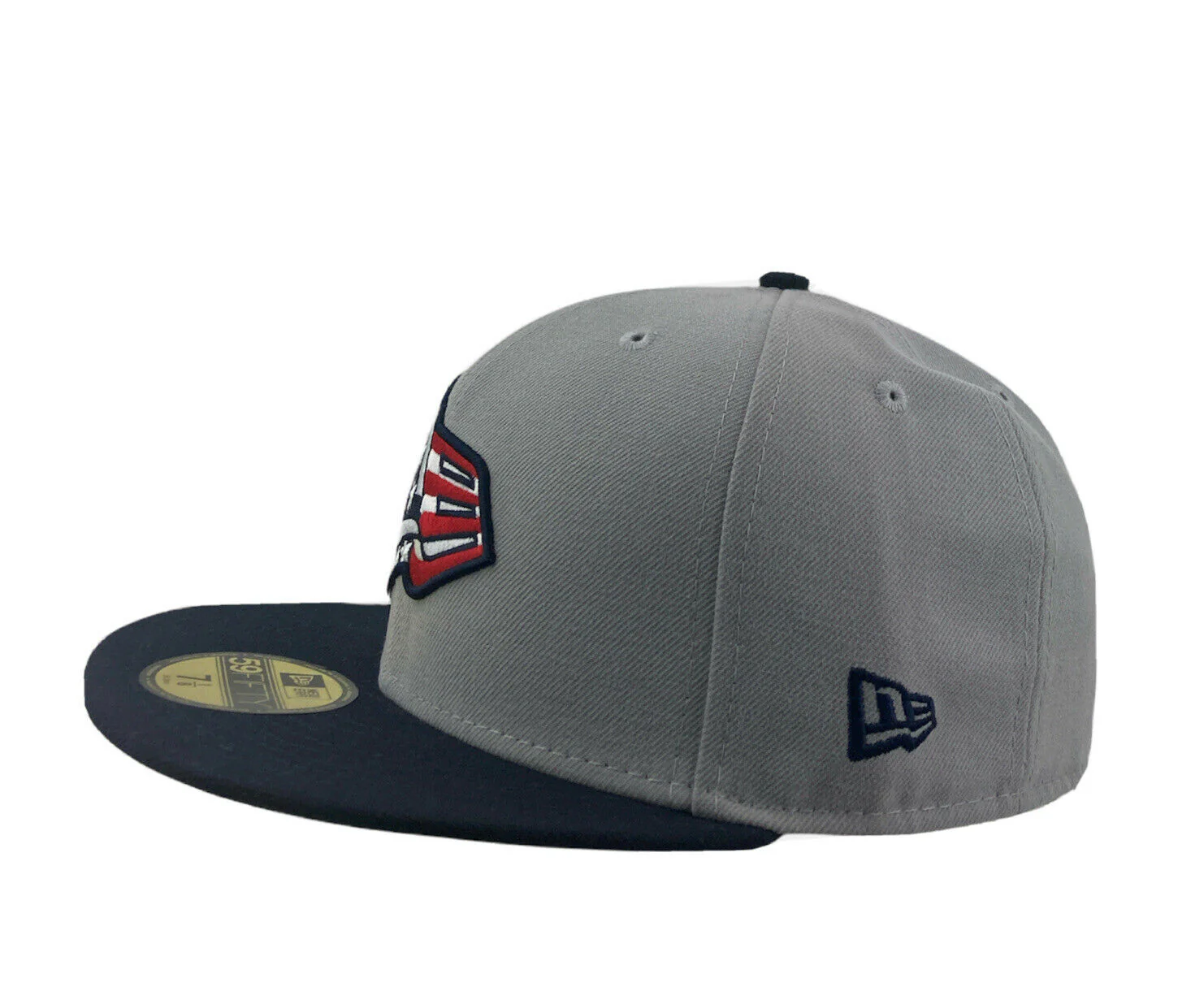 New Era Fly Your Own Flag American Flag Gray 59FIFTY Fitted Hat - Image 4