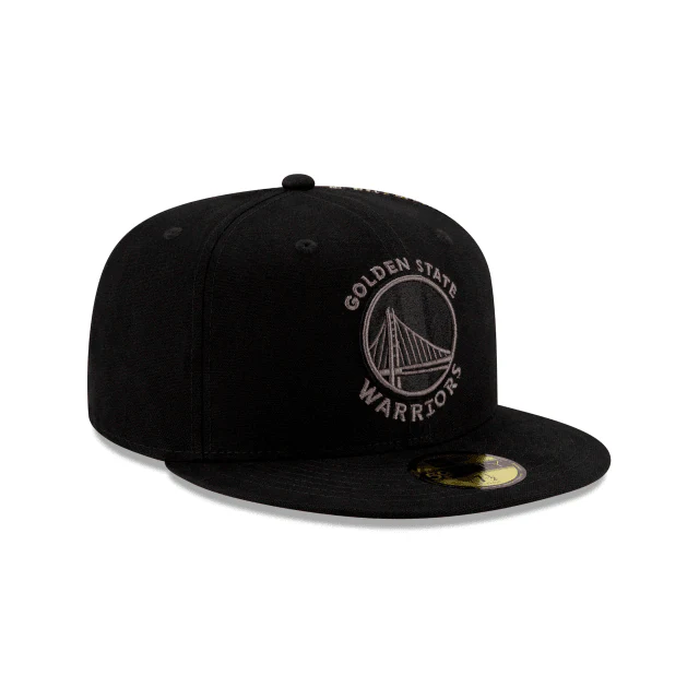New Era Golden State Warriors Camo Panel 59Fifty Fitted Hat - Image 3