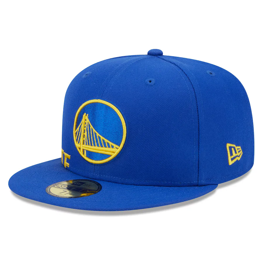 New Era Golden State Warriors Side Arch Jumbo 59FIFTY Fitted Hat - Image 4