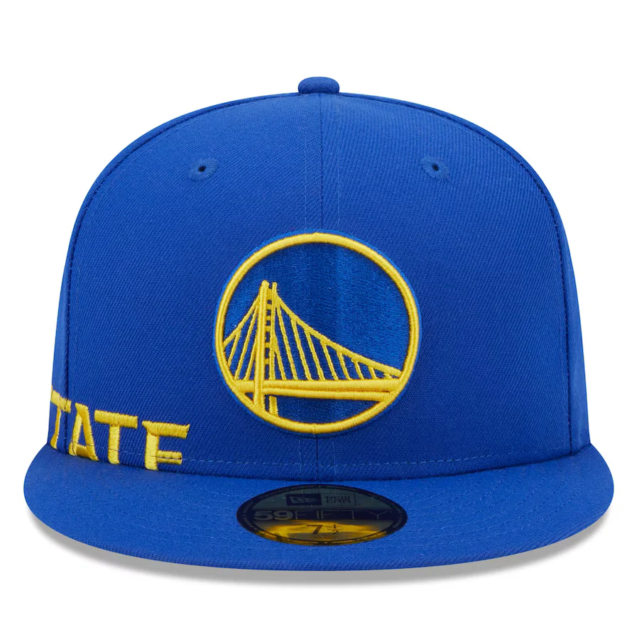 New Era Golden State Warriors Side Arch Jumbo 59FIFTY Fitted Hat - Image 5