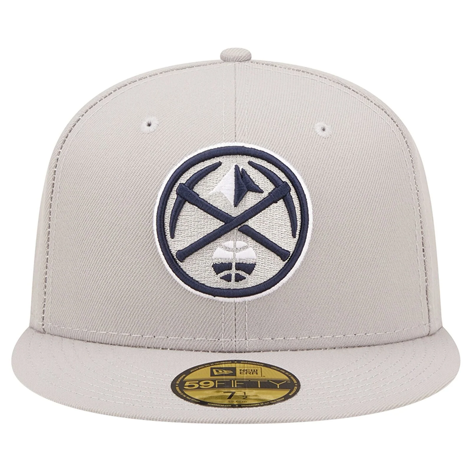 New Era Gray Denver Nuggets Team Color Pop 59FIFTY Fitted Hat - Image 5