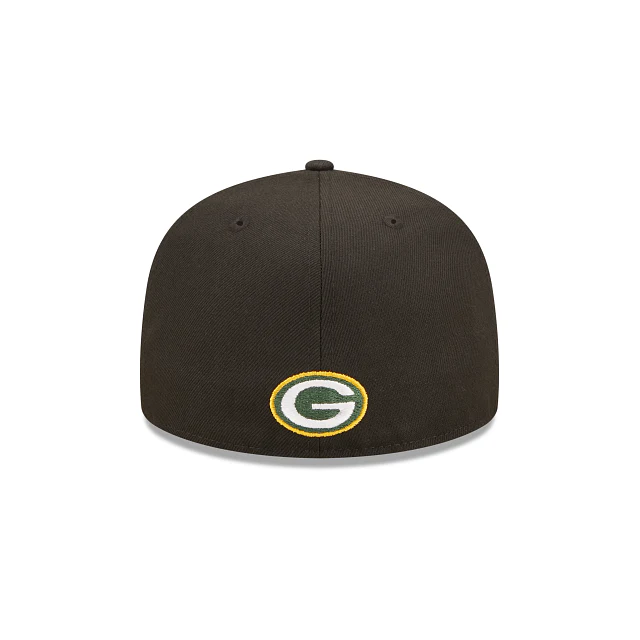 New Era Green Bay Packers 2022 Sideline Black 59FIFTY Fitted Hat - Image 6