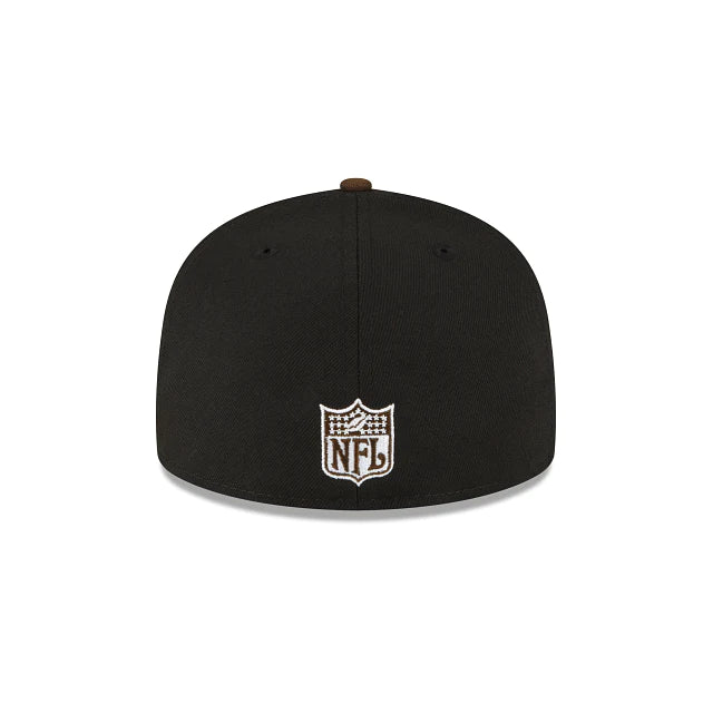 New Era Green Bay Packers Black Walnut 2023 59FIFTY Fitted Hat - Image 6