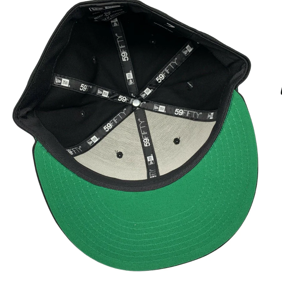 New Era x Hardies Hardware Skateboarding Black/Yellow 59FIFTY Fitted Hat - Image 2
