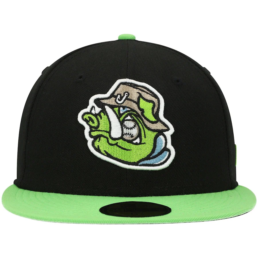 New Era Hartford Yard Goats Black/Green Theme Night 59FIFTY Fitted Hat - Image 3