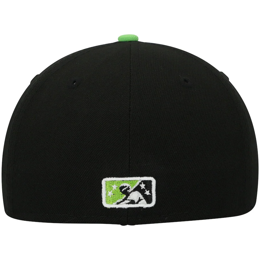 New Era Hartford Yard Goats Black/Green Theme Night 59FIFTY Fitted Hat - Image 4