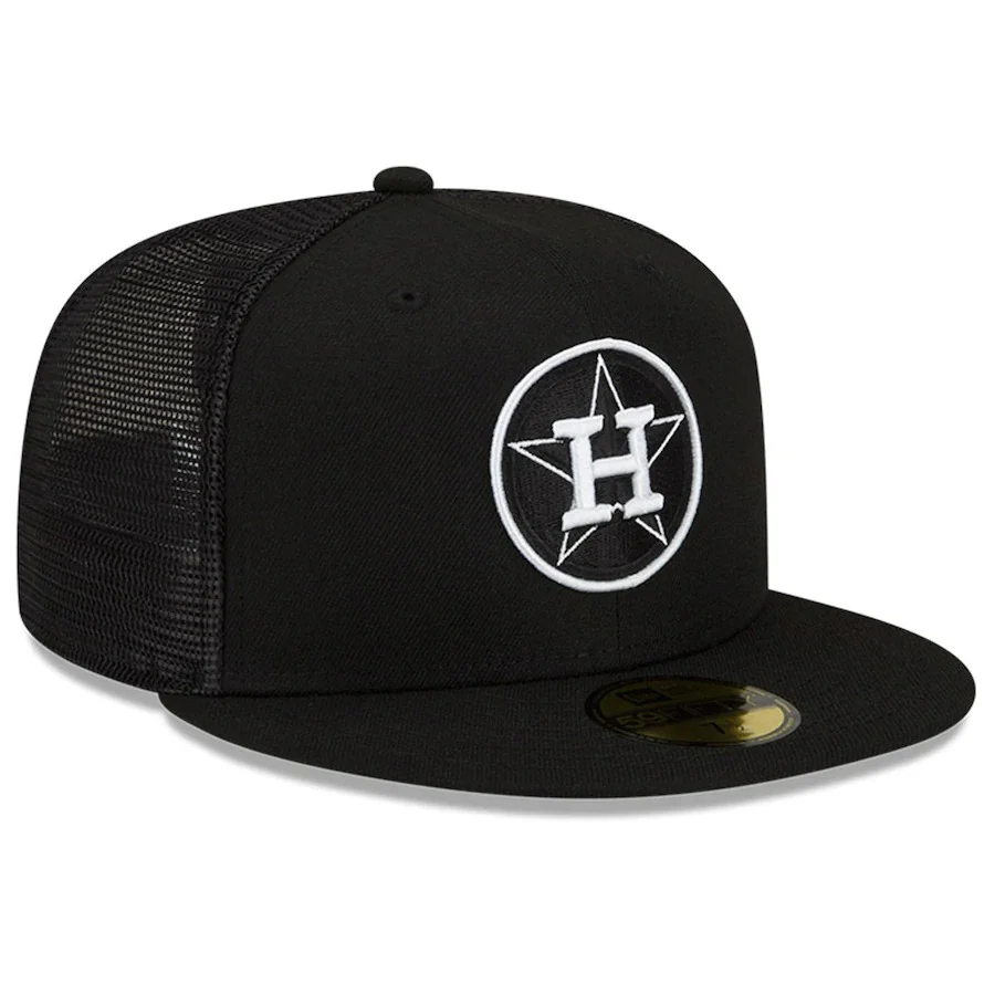 New Era Houston Astros Black 2022 Batting Practice 59FIFTY Fitted Hat - Image 4