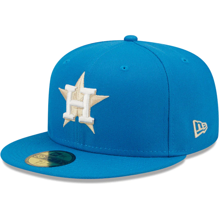 New Era Houston Astros Blue Stone 45th Anniversary Undervisor 59FIFTY Fitted Hat - Image 4