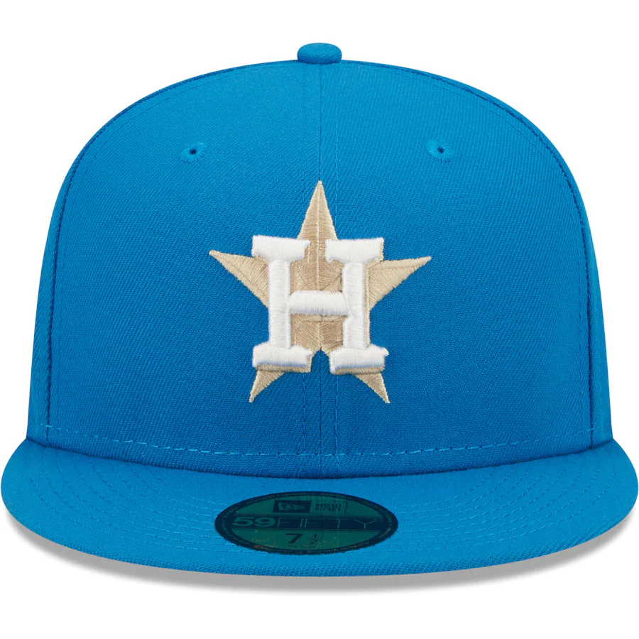 New Era Houston Astros Blue Stone 45th Anniversary Undervisor 59FIFTY Fitted Hat - Image 5