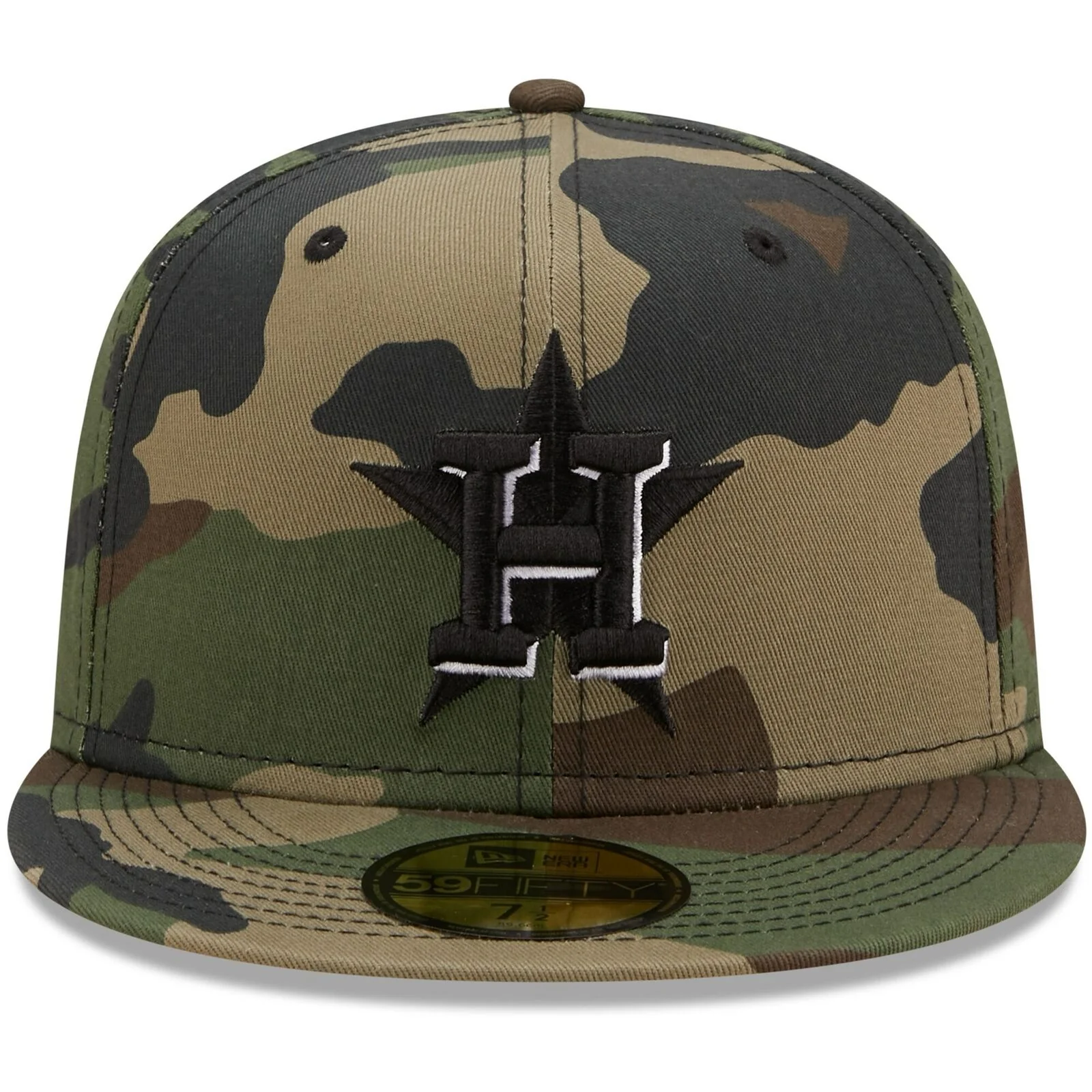 New Era Houston Astros Camo 50th Anniversary Flame Undervisor 59FIFTY Fitted Hat - Image 3