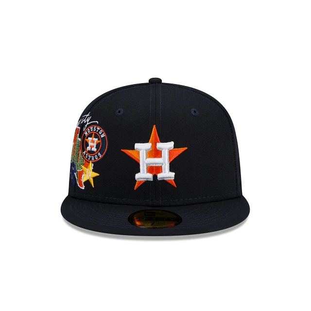 New Era Houston Astros City Cluster 2022 59FIFTY Fitted Hat - Image 3