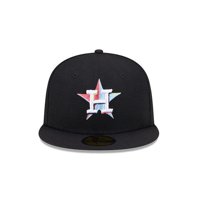 New Era Houston Astros Colorpack Black 2023 59FIFTY Fitted Hat - Image 2