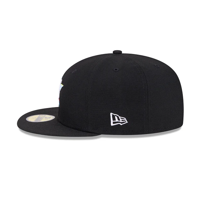 New Era Houston Astros Colorpack Black 2023 59FIFTY Fitted Hat - Image 5
