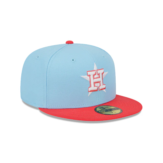 New Era Houston Astros Colorpack Blue 2023 59FIFTY Fitted Hat - Image 3