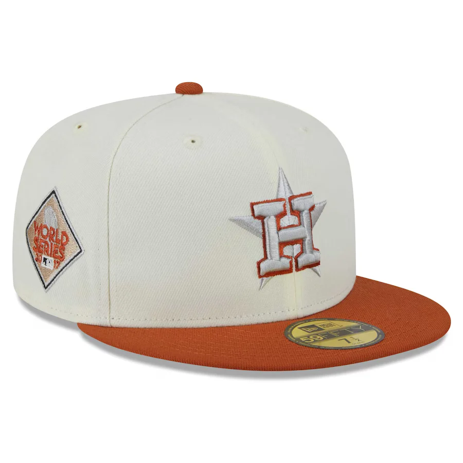 New Era Houston Astros Cream/Rust Orange 2023 59FIFTY Fitted Hat