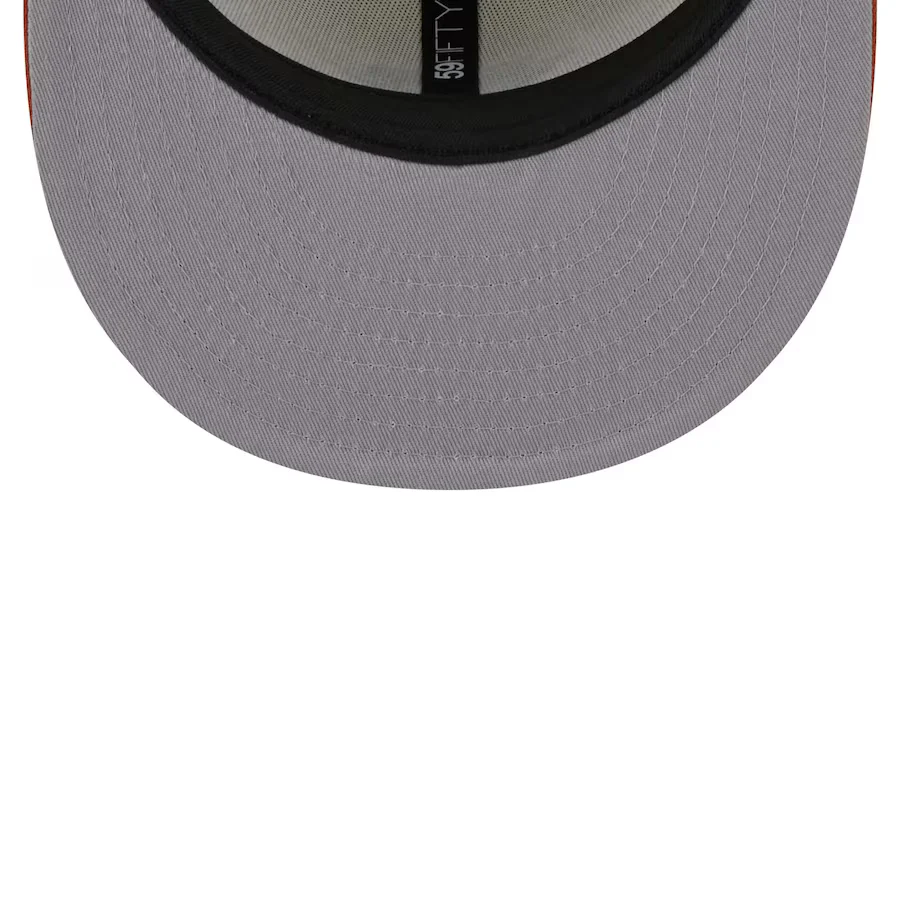 New Era Houston Astros Cream/Rust Orange 2023 59FIFTY Fitted Hat - Image 2