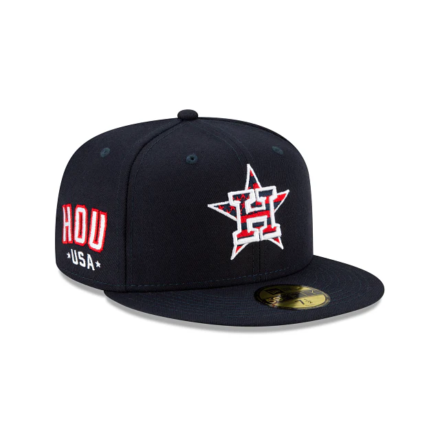 New Era Houston Astros Independence Day 2021 59FIFTY Fitted Hat - Image 3
